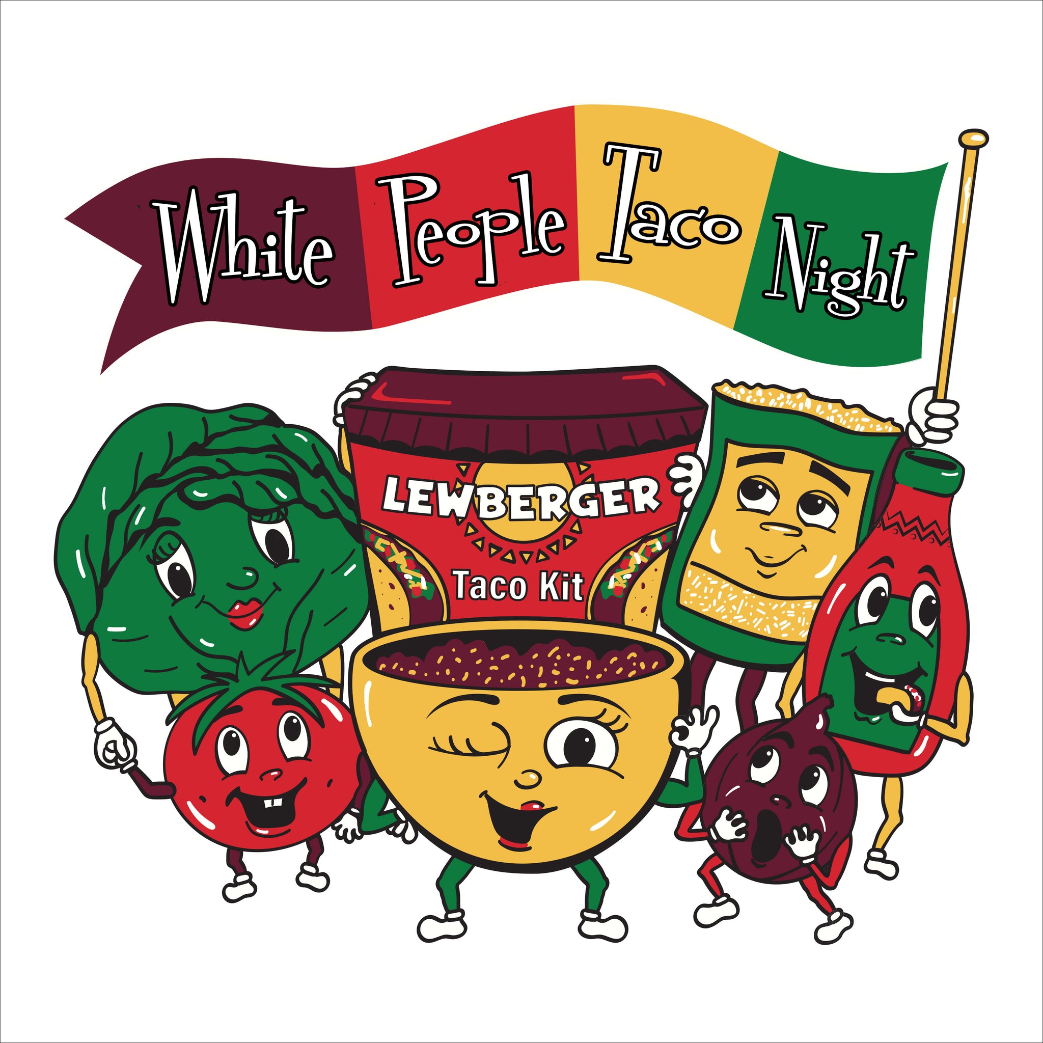 Lewberger: White People Taco Night [MP3 Single]